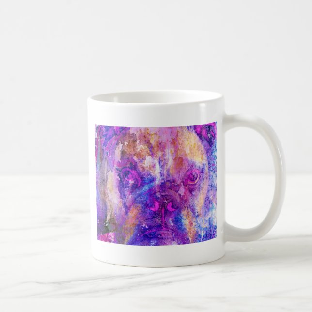 Adsible Bulldog Mixed Media Kaffemugg (Höger)