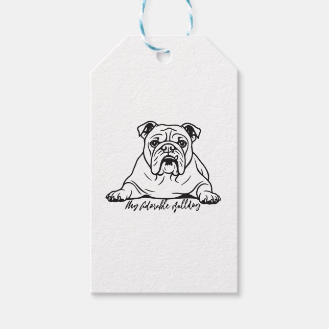 Adsible Bulldog Presentetikett (Framsidan)
