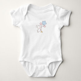 Adsible Bunny Baby Bodydräkt T Shirt