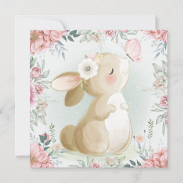 Adsible Bunny Helgdag Card Julkort