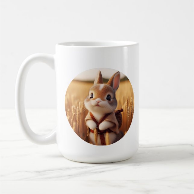 Adsible Bunny Plush Leksak Kaffemugg (Vänster)