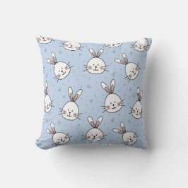 Adsible Bunny Rabbit Mönster Kudde