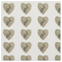 Adsible Bunny Sitta Inside Large Heart Animal