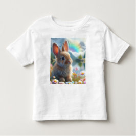 Adsible Bunny vid en Enchanted Sjö T Shirt