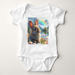 Adsible Bunny vid en Enchanted Sjö T Shirt