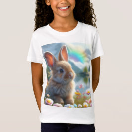 Adsible Bunny vid en Enchanted Sjö T Shirt
