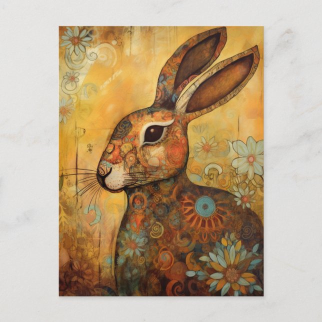 Adsible Bunny Vykort (Framsida)