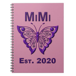 Adsible Butterfly Mimi "Est 2020" Anteckningsbok