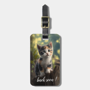 Adsible Calico Kitten Bagagebricka