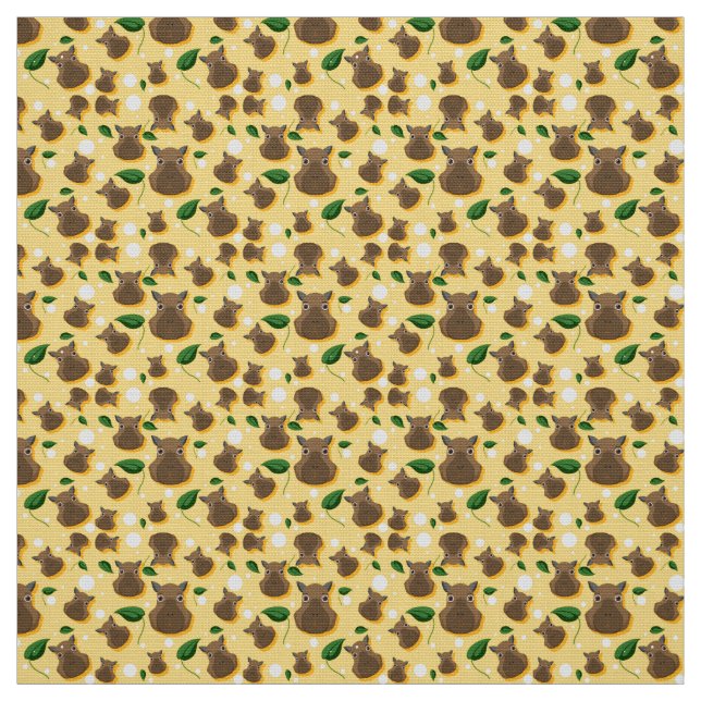 Adsible Capybara Fabric Tyg (Provkarta)