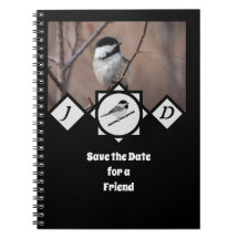 Adsible Carolina Chickadee Monogram Photo