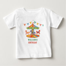 Adsible Carousel Birthday T Shirt