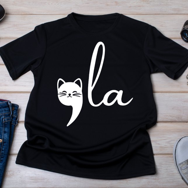 Adsible Cat Comma La Minimalist T Shirt (Skapare uppladdad)