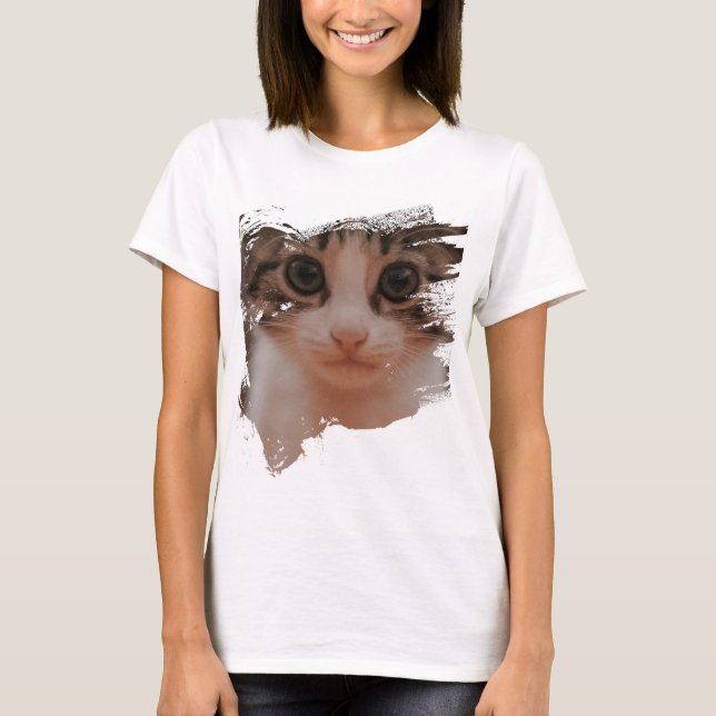 Adsible Cat Gift T Shirt (Framsida)