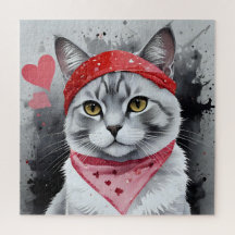 Adsible Cat in Disguise - Purrfect Valentine rolig