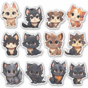 Adsible Cat Stickers Klistermärken