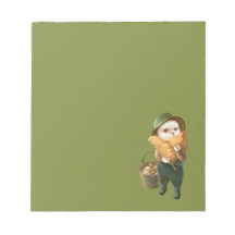 Adsible Cat with Hen on Farm