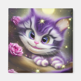 Adsible Cheshire Kitten Magnet