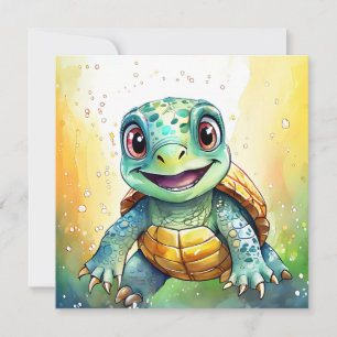 Adsible Chibi Sea Turtle under Sea