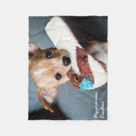 Adsible Chihuahua Fleece Blanket