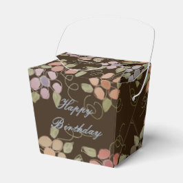 Adsible Chocolate Flowved Favor Box Presentaskar