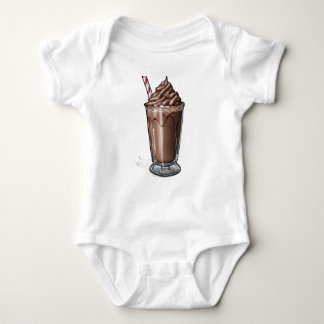 Adsible Chocolate Milkshake Baby Bodydräkt T Shirt