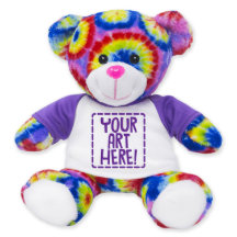 Adsible Colorful Tie-Dye 9-tums fylld Nalle