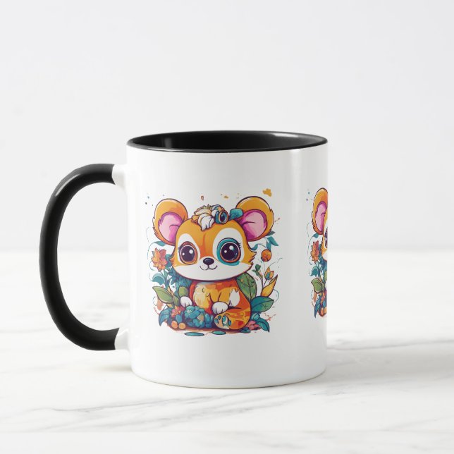 Adsible Combo Mugg - 11 oz with Cute Animal (Vänster)