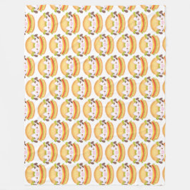 Adsible Cow Hamburger Fleecefilt