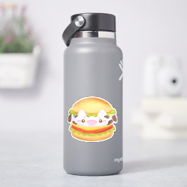 Adsible Cow Hamburger Klistermärken