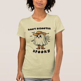 Adsible Cowboy Ghost Halloween T Shirt
