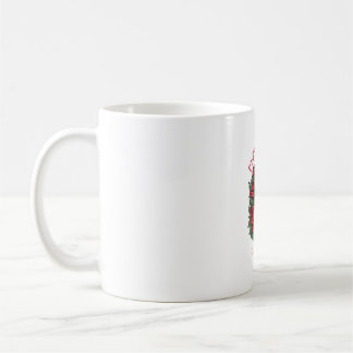 Adsible Cute Blommigt Black Cat Pright Spooky H Kaffemugg