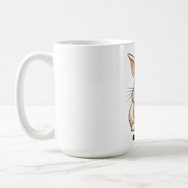 Adsible Cute Bunny Kaffemugg (Vänster)