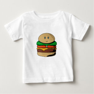 Adsible Cute Burger Hamburger Kawaii T Shirt