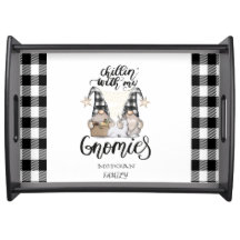 Adsible Cute Gnomes Black Buffalo Play