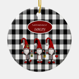 Adsible Cute Gnomes Buffalo Play Julgransprydnad Keramik