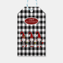 Adsible Cute Gnomes Buffalo Play Presentetikett