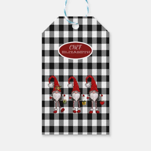 Adsible Cute Gnomes Buffalo Play Presentetikett (Framsidan)