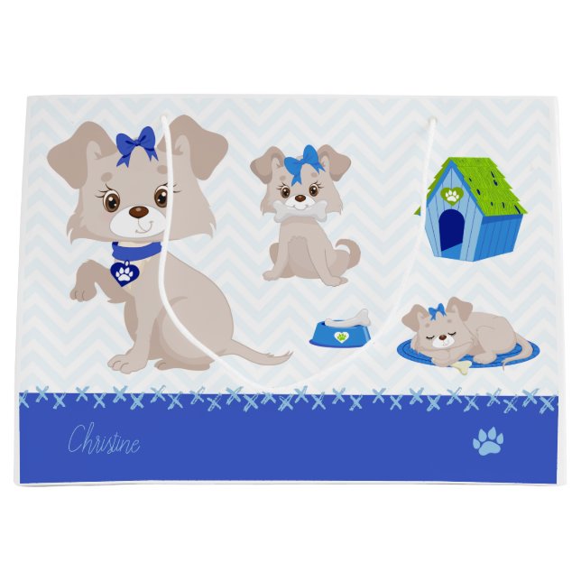 Adsible Cute Hund with Puppies Kid (Framsidan)