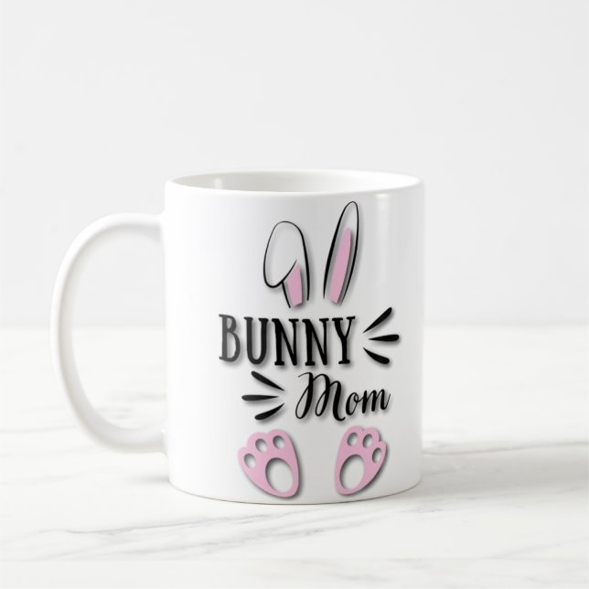 Adsible Cute Rabbit Älskare Gift Pet Animal Bunny Kaffemugg (Vänster)