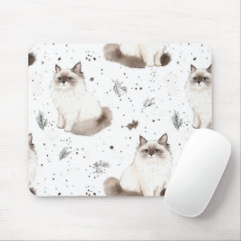 Adsible Cute Ragdoll Cat Winter Musmatta