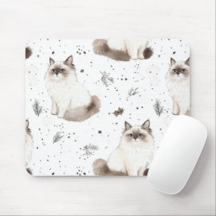 Adsible Cute Ragdoll Cat Winter Musmatta