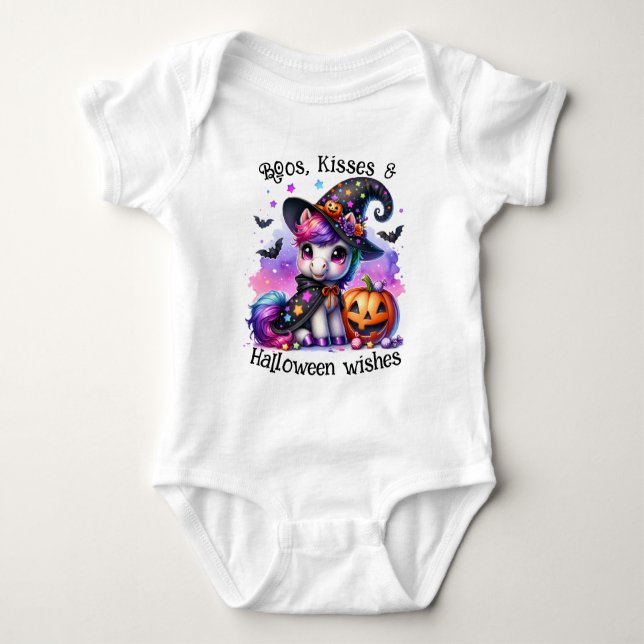 Adsible Cute Spooky Kids Halloween T Shirt (Framsida)