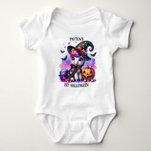 Adsible Cute Spooky Kids Halloween T Shirt (Framsida)