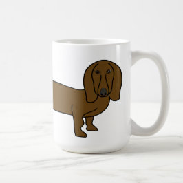 Adsible Dachshund Coffee Mugg
