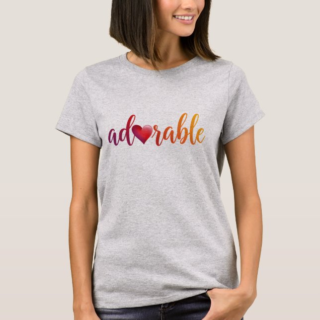 "Adsible"-design1 från Maaya Prints, Women's T Shirt (Framsida)