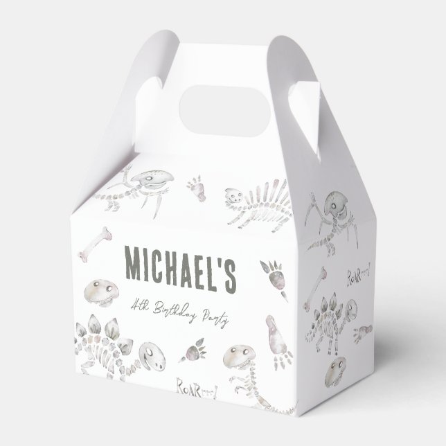 Adsible Dino Gräver födelsedagen Presentaskar (Framsidan Sidan)