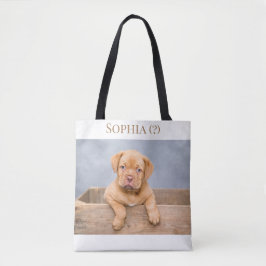 Adsible Dogue de Bordeaux puppy, Tote Tygkasse