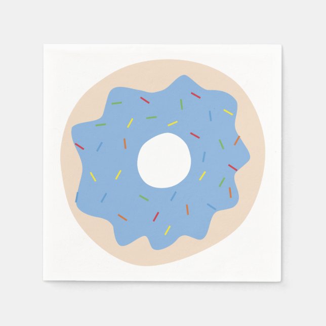 Adsible Donut (Blue) Pappersservett (Framsidan)