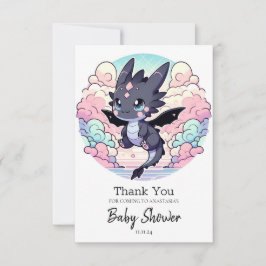 Adsible Dragon Baby Shower Tack Kort
